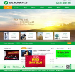 安徽丰乐农化网站建设 打造数字化农业服务平台